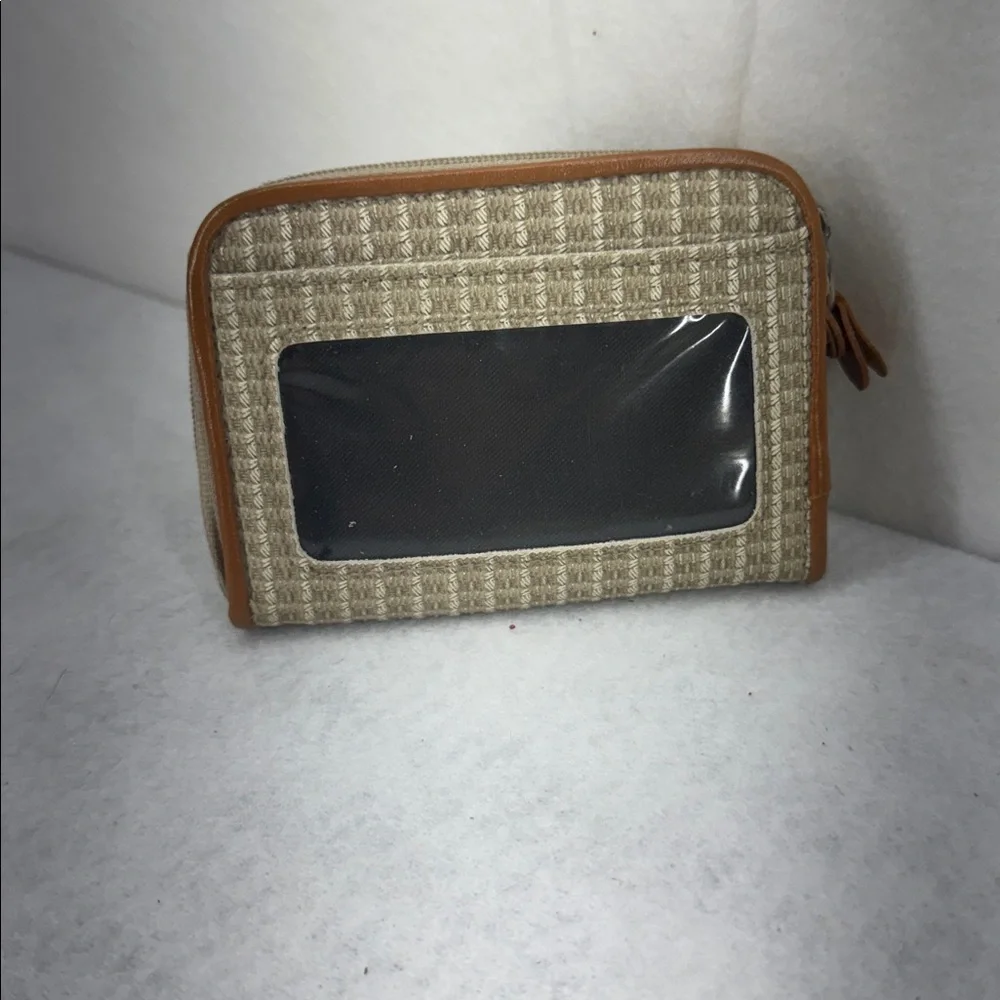 ESPRIT vintage NWOT Brown and Tan mini Wallet - Picture 3 of 5
